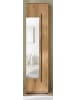Furn.Design Schuhschrank Evoke Eiche 50 x 200 cm, Garderobenschrank mit Spiegel