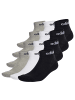 adidas Socken 12er Pack in Schwarz/Grau/Weiß