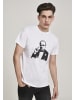 Merchcode T-Shirt "Godfather Painted Portrait Tee" in Weiß