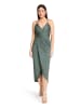 Vera Mont Abendkleid mit Raffung in Evening Green