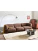 Beliani 3-tlg 3-Sitzer Sofa MJALBI in Braun