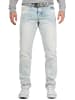 Cipo & Baxx Herren Regular Fit Jeans Stonewashed in Light Blue