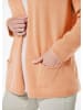 GOLDNER Cardigan in langer offener Form in pfirsich