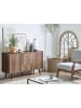 Beliani Sideboard ULIKA in Braun/Gold - (W) 114 x (H) 71 x (L) 40 cm