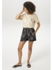 Aniston CASUAL Shorts in schwarz-hellbeige