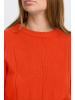 ICHI Strickpullover IHBOSTON Loose fit in Orange.com