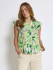DESIRES Bluse in Sap Green Print