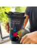 Geda Labels Coffee to go Becher Europa in Schwarz - 400 ml