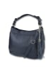 Toscanto Leder Schultertasche, Shopper Toscanto Tasche blau ca. 30cm