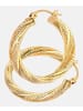 Vanlere Creolen aus 375 Gelbgold