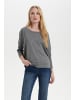 SAINT TROPEZ Strickpullover A2561, Casual fit in Mist Grey Melange