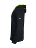 SCHIETWETTER Hoodie "Ja Moin" in black-rainbow