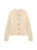 Marc O'Polo DENIM Tweed-Cardigan relaxed in Silky White