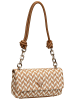 Guess Handtasche Tessi Flap Shoulder in Cognac Multi