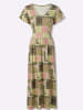 WITT WEIDEN Jerseykleid in altrosa-oliv-bedruckt