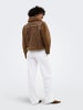 ONLY Lederjacke in Woodsmoke