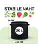 Praknu Pflanzsack 20l - 5 STK aus Vliesstoff mit Schilder zum Beschriften