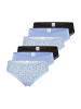 Schiesser String Modern in hellblau,blau,schwarz