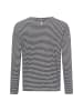 armedangels Langarmshirt in schwarz weiß