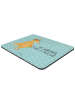 Mr. & Mrs. Panda Mouse Pad Fuchs Blumen mit Spruch in Türkis Pastell