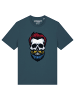 wat? Apparel T-Shirt Hipster Skull in Petrol