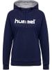 Hummel Hummel Cotton Kapuzenpullover Hmlgo Multisport Damen Atmungsaktiv in MARINE