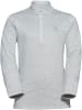 Odlo Kinder Fleecejacke/Fleecepullover "Midlayer 1/2 Zip Berra" in Grau
