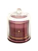Atmosphera Créateur d'intérieur Duftkerze ILAE mit Glas, 240 ml in Violett, Ø 10,8 x 13,8 cm