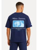 SMILODOX Oversized T-Shirt Varendo in Dunkelblau