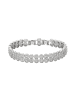 faina Women Crystal-Studded Bracelet in Silver