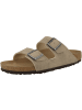 Birkenstock Sandale Arizona Synthetik schmal in grau