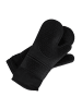 relaxdays 10 Paar Ofenhandschuhe in Schwarz