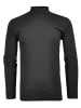 Ragman Langarm-T-Shirt in schwarz