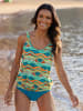 WITT WEIDEN Oversized-Tankini-Top in topas-papaya-bedruckt