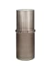 Home&Styling Collection Vase aus Glas TUBE MATTE in Grau, (B) 10,8 x (H) 25 x (L) 10,8 cm
