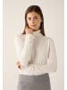 More & More figurbetonter Rollkragenpullover in off white
