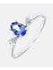 Diamant L'éternel Ring aus 375 Weißgold mit Diamant mit Tansanit Herz-Design