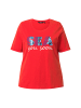 Ulla Popken Shirt in neon rot