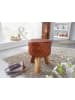 FineBuy Hocker und Sitzsäcke in Braun / Mango / 35x35x46