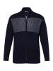 Men Plus Strickjacke in navy blau