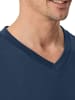 Schiesser Pyjamaoberteil T-Shirt - Mix + Relax in royal