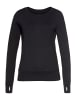 OCEAN SPORTSWEAR Langarmshirt in schwarz
