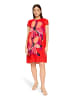 Betty Barclay Plisseekleid kurzarm in Red/Pink