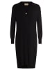 CARTOON Strickkleid mit Kragen in Schwarz