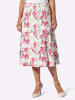 WITT WEIDEN Bahnenrock in ecru-fuchsia-bedruckt