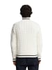 Polo Club Cardigan MAN NAUTIC PATCH C IO LONG SLEEVE REGULAR FIT in Ecru