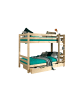 58 aufm Kessel ETAGENBETT Karolina 210x161x105 aus Massivholz in natur