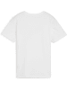 Puma T-Shirt "TeamRISE Logo Jersey Cotton Jr" in Weiß