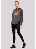F4NT4STIC Oversized Hoodie Bright Weihnachten Disco Deer in charcoal