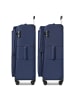 Franky Melbourne 3.0 4-Rollen Kofferset 3tlg. mit Dehnfalte in dark blue